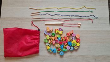 Jeu pêche en bois