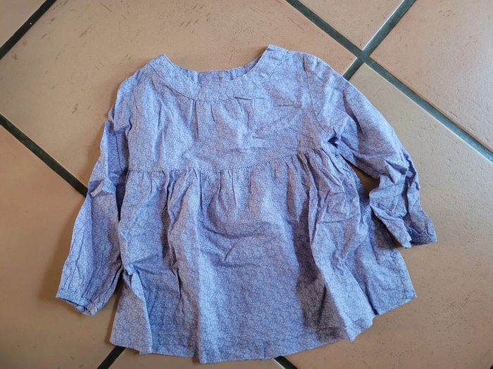 Blouse fleurie dpam 18 mois