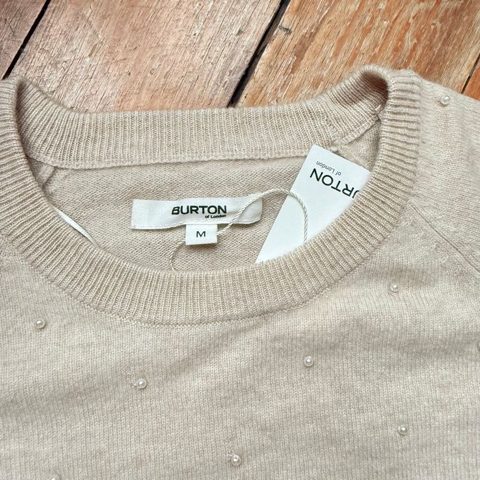 Magnifique pull Burton en cachemire avec des perles - photo numéro 4