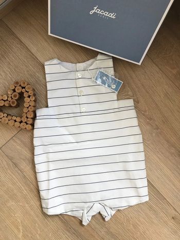 Salopette courte Jacadi taille 6 mois