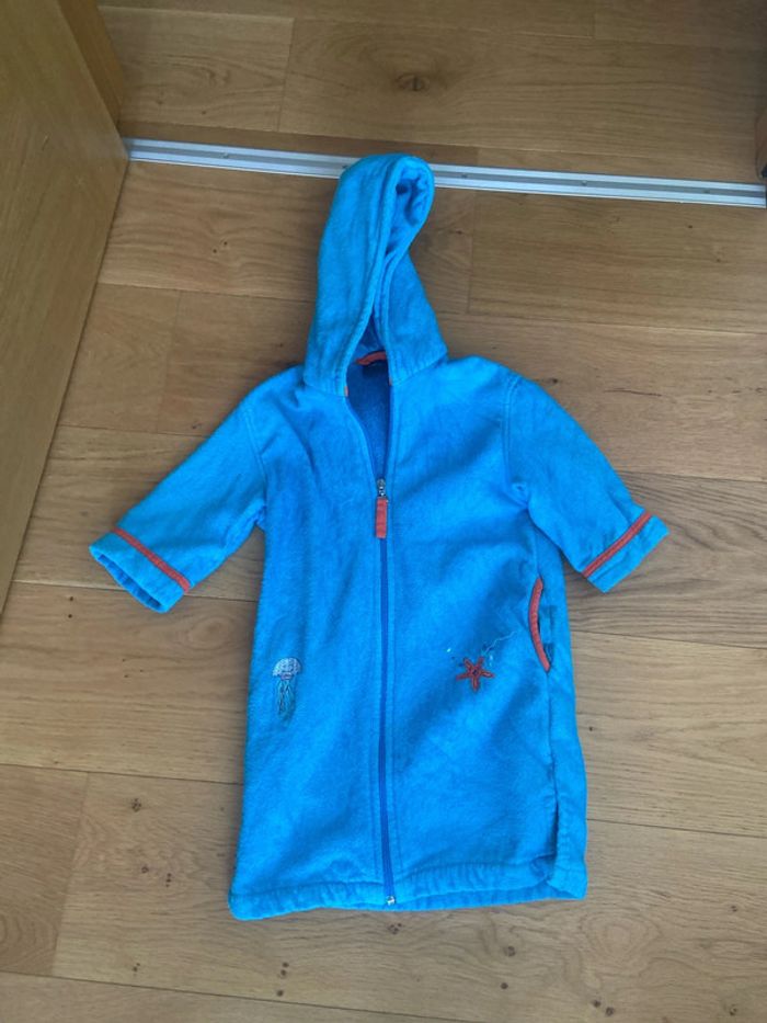 Peignoir carre blanc 2 ans