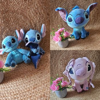 Lot de 4 peluche stitch