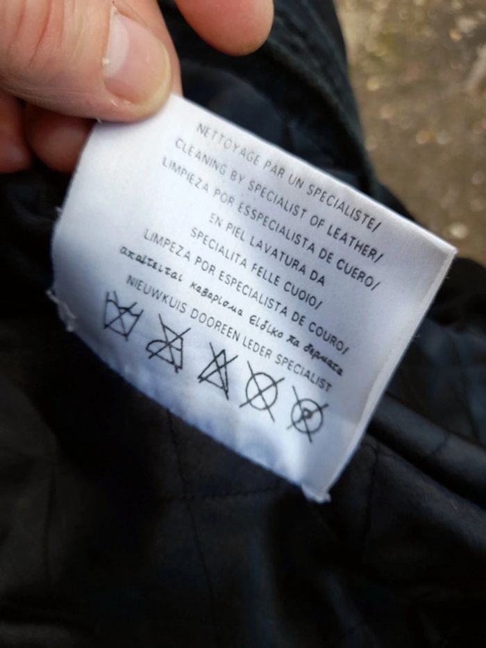 🏘Manteau veste imperméable T40 noir - photo numéro 5