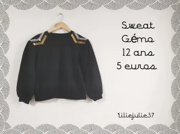 Sweat Gémo 12 ans
