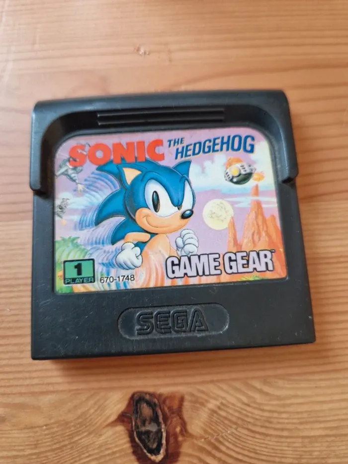 Jeu Sonic The Hedgehog Sega Game Gear