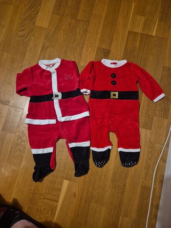 Pyjama père noël taille 6 mois