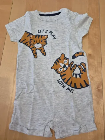 Barboteuse bébé 24 mois grise