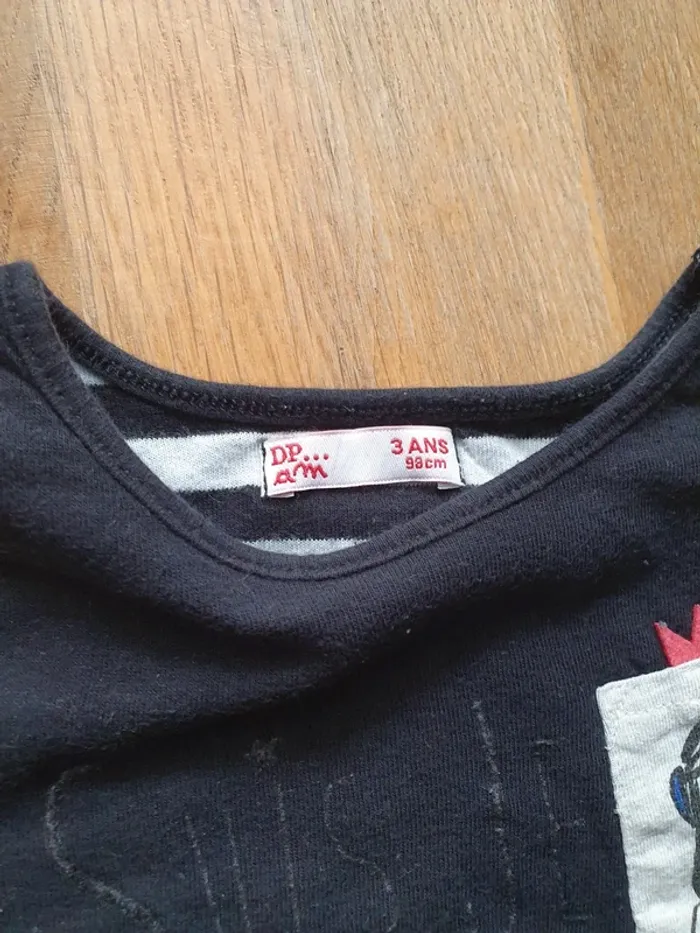 Tee shirt 3 ans, du pareil au même - photo numéro 3