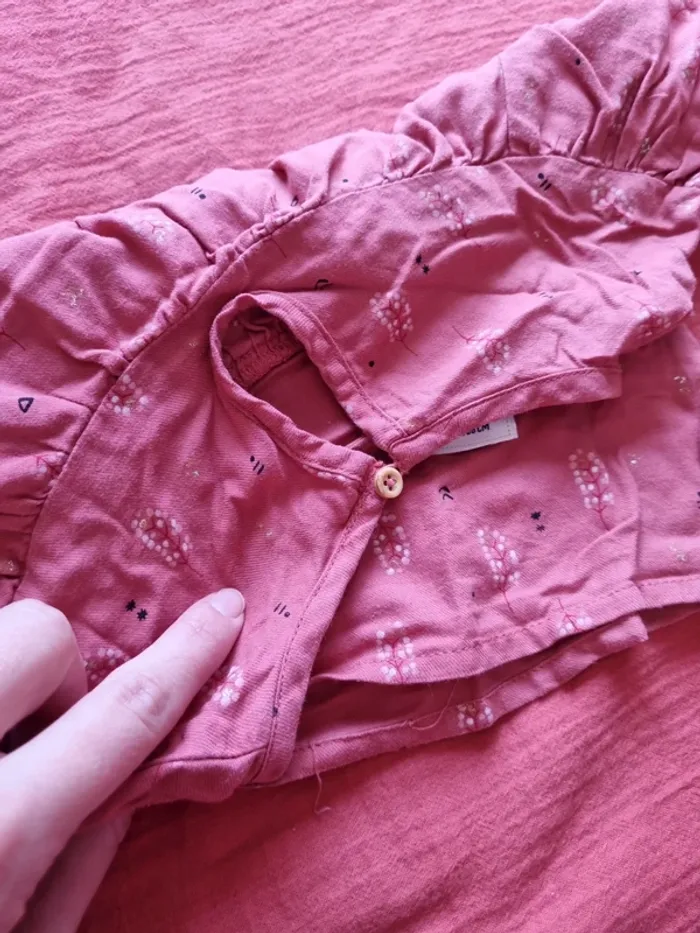 Blouse légère manches longues tape à l'œil très bon état 23 mois - photo numéro 4