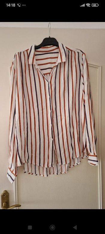 Chemise à rayures