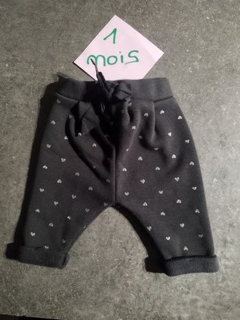 Pantalon fourré 1 mois
