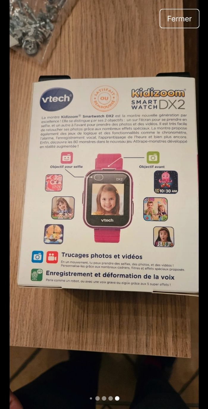 Montre kidizoom smart watch DX2 rose - photo numéro 5