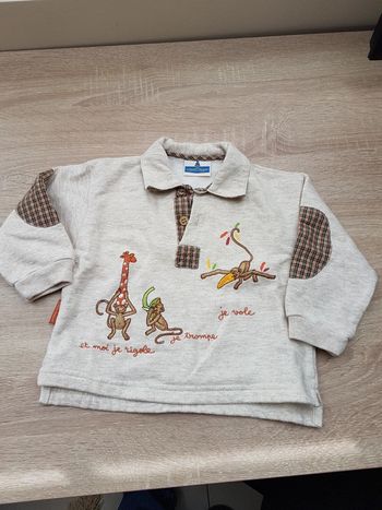 Polo à manches longues Sergent Major 12 mois