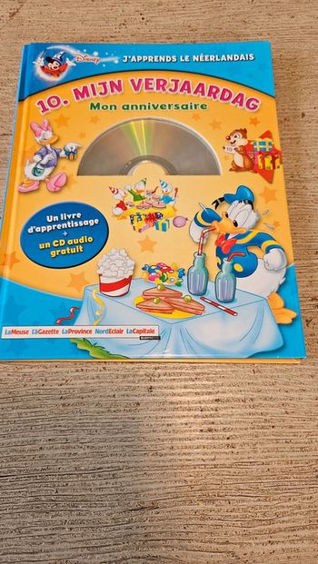 Livre pour enfant + CD en français pour apprendre le néerlandais, Disney, neuf