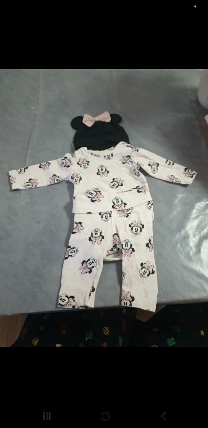 Ensemble Minnie 1 mois