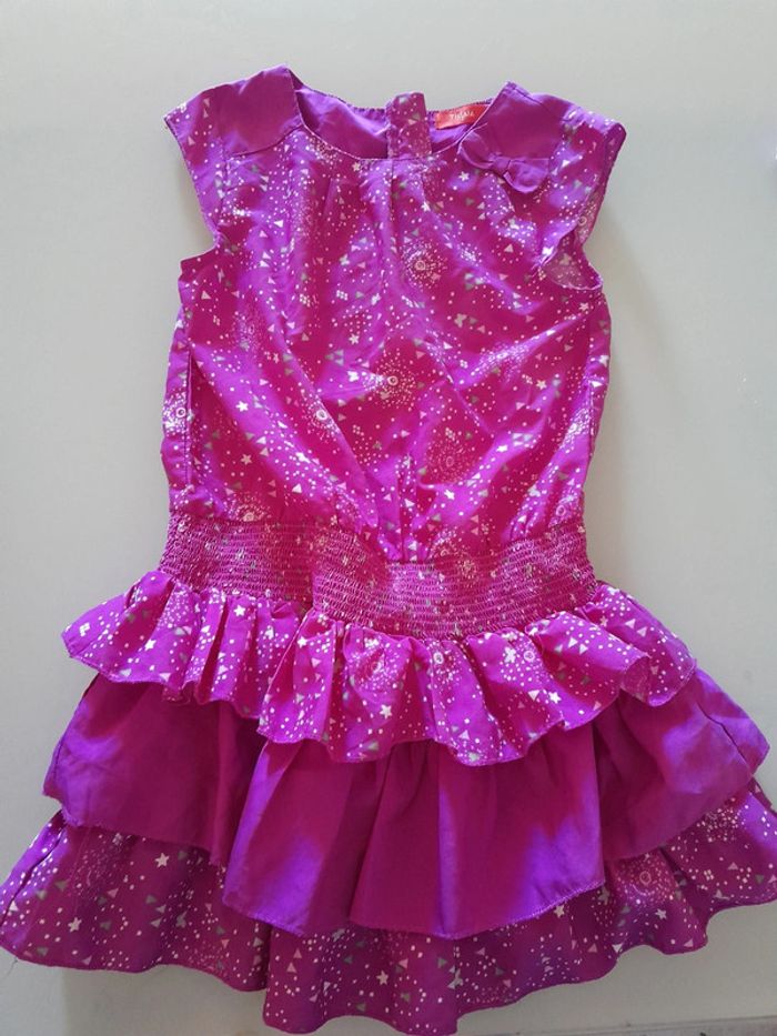 Robe violette 6 ans
