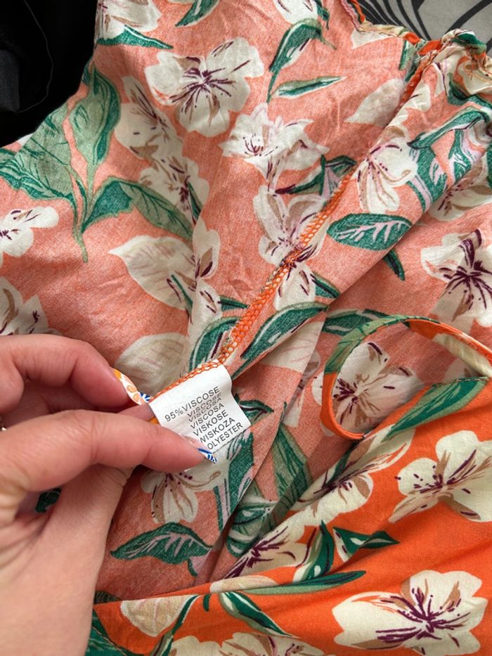 Robe à fleurs d’été Camaïeu T42-44 - photo numéro 7