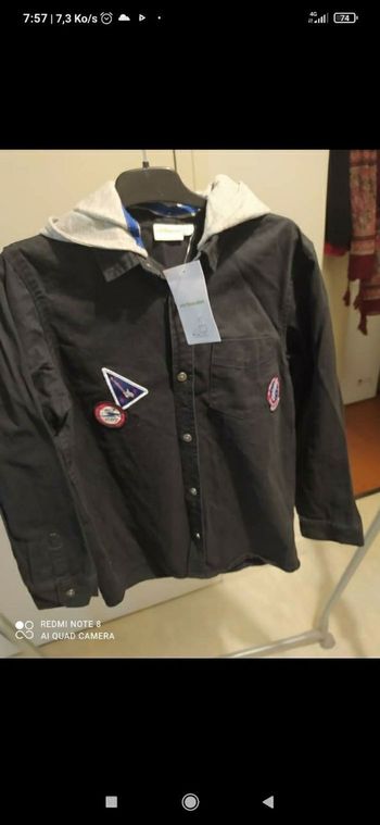 Chemise denim taille 12ans neuf Vertbaudet