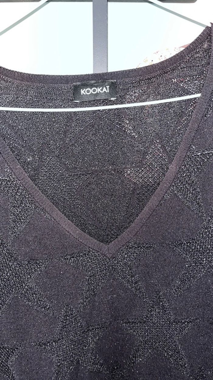 Jolie robe pull motif étoile - photo numéro 4