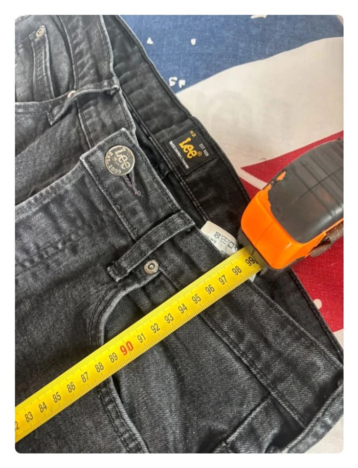 Jeans Lee noir chiné taille 38 slim - photo numéro 19