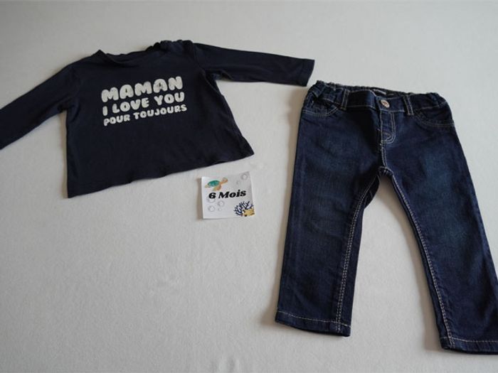 Gros Lot de Vêtements pour Garçon en 6 mois (17 pantalons + 11 hauts) - photo numéro 8