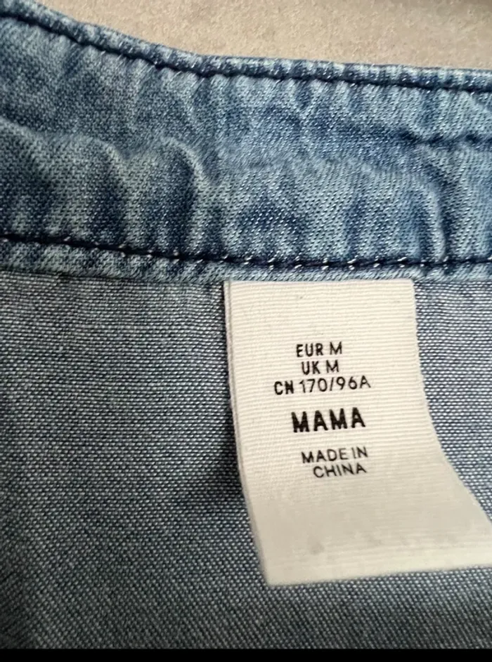 Robe de grossesse en jeans - photo numéro 3