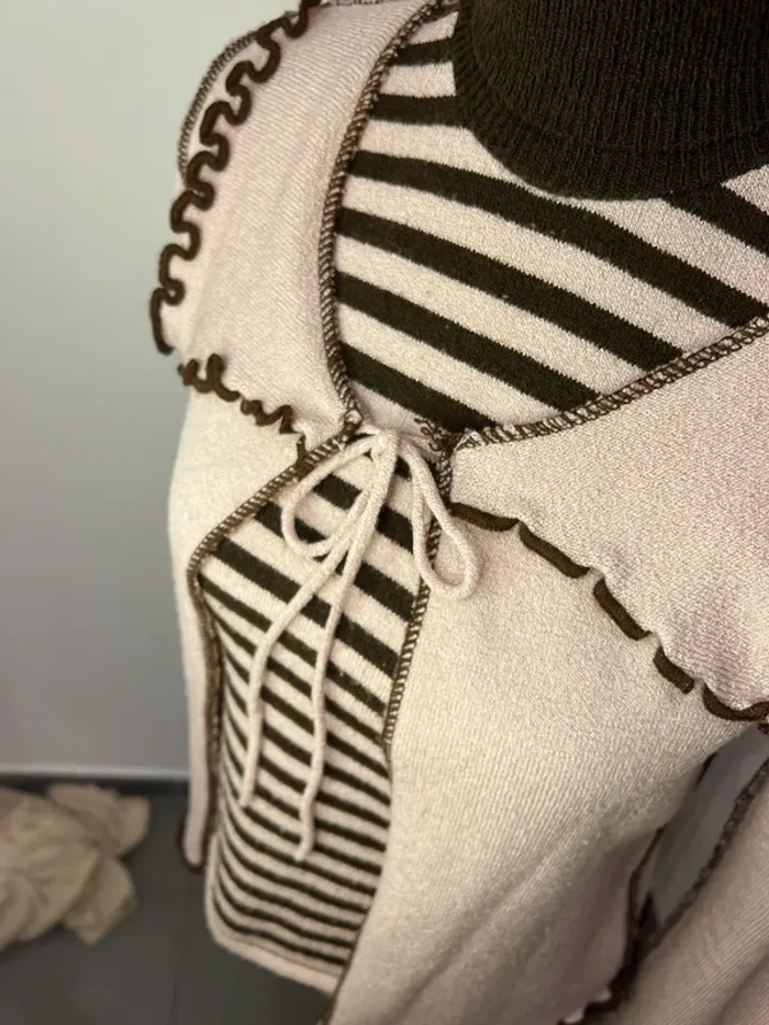 Ensemble gilet avec pull sans manches - photo numéro 3