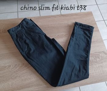 chino noir t38