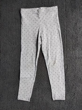 Legging gris 6 ans fille