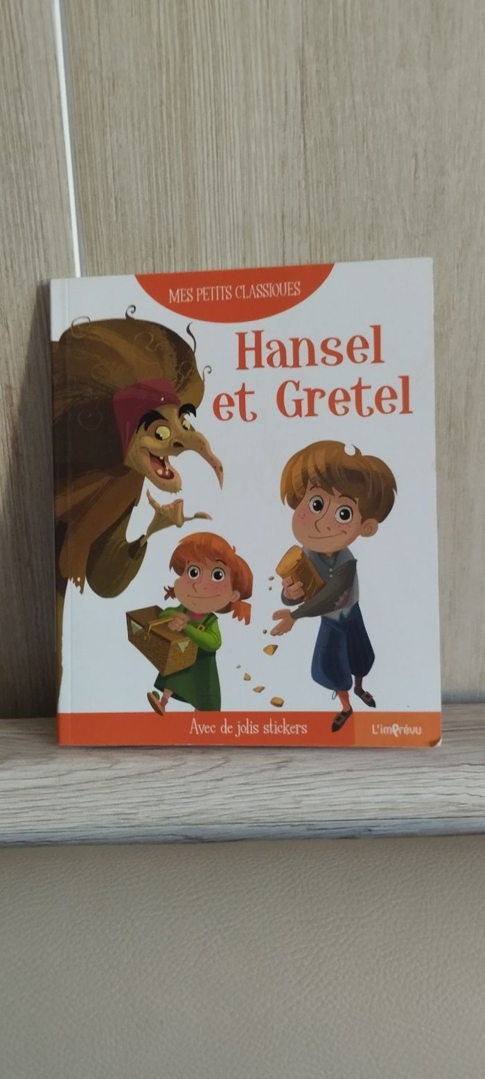 Hansel et Gretel livre avec stickers