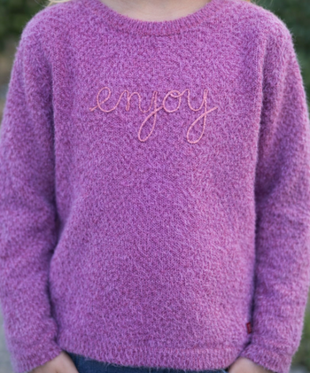 Pull rose effet doudou Okaïdi – 6 ans (116 cm)