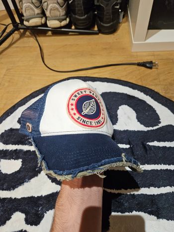 🧢 Casquette Trucker Sweet Pants – Since 1982 | Bleu Marine & Blanc