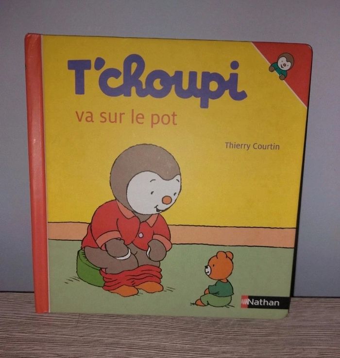 Livre T'choupi va sur le pot