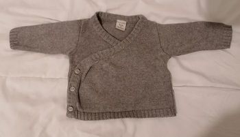 Gilet gris mixte 3 mois 