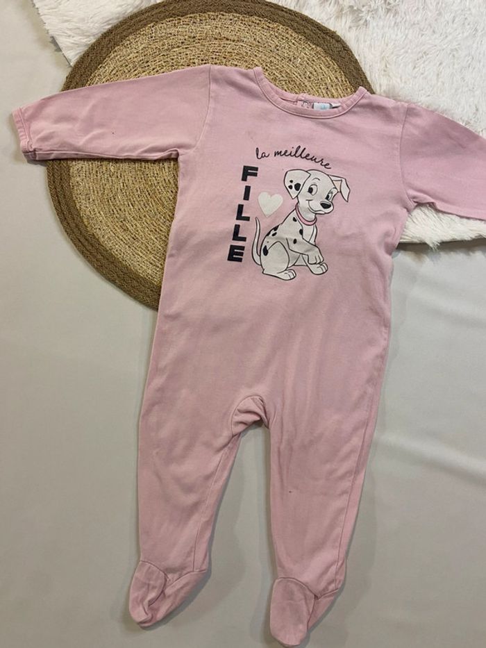 Pyjama fille fin été coton 101 dalmatien