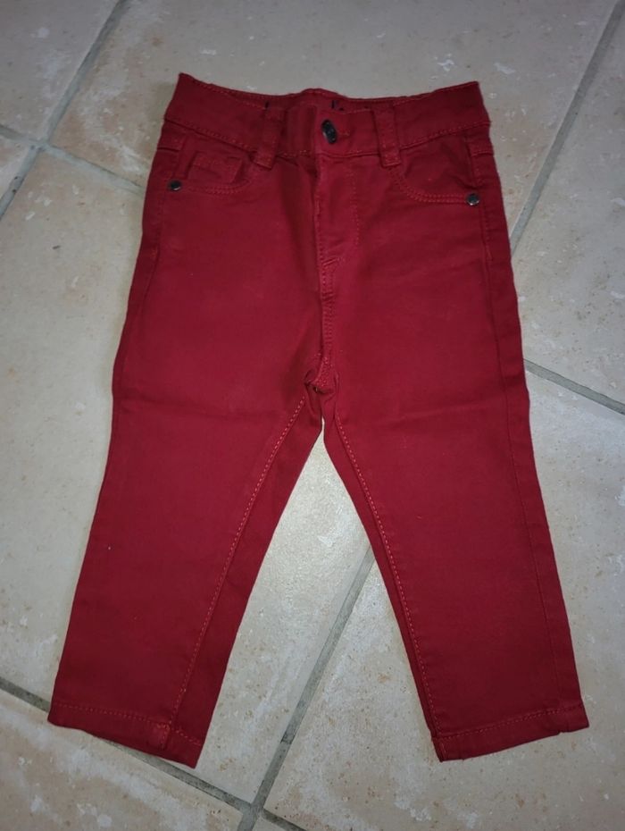 Ensemble chemise à carreaux et pantalon 12 mois - photo numéro 4
