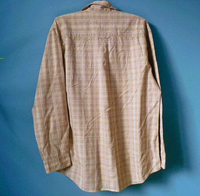 Chemise Lee Cooper Homme L 42 collection Confort beige kakie TBE - photo numéro 4