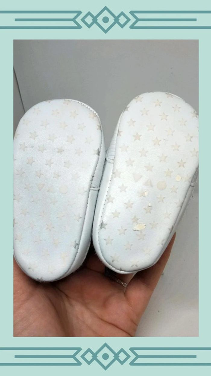 🍄 Chaussures bébé 3-6 mois jeans - photo numéro 6