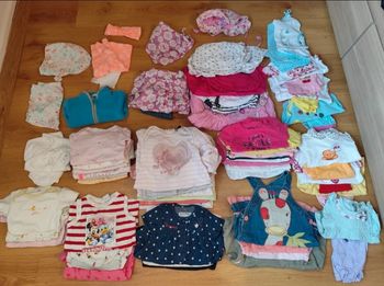 Gros lot de 68 pieces fille été taille 3 mois 