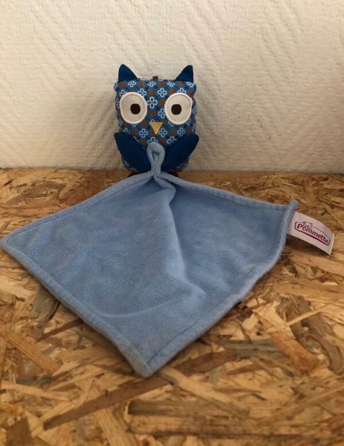 Doudou hibou pommette neuf - photo numéro 4