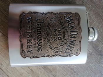Flasque Jack Daniel's western bronze