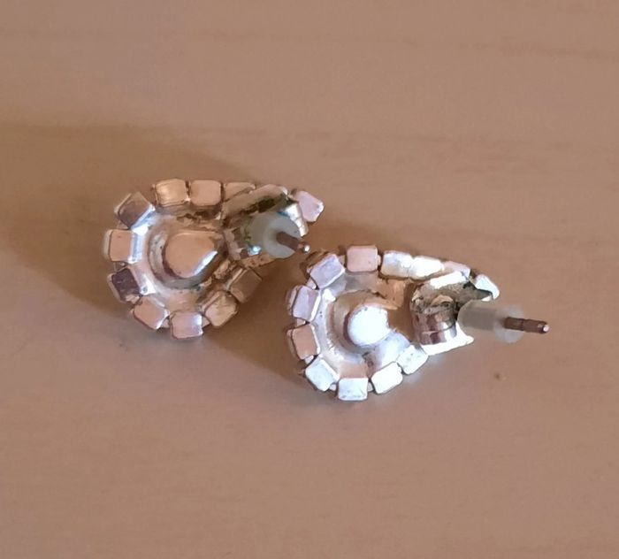 Boucles d'oreilles gouttes strass - photo numéro 4