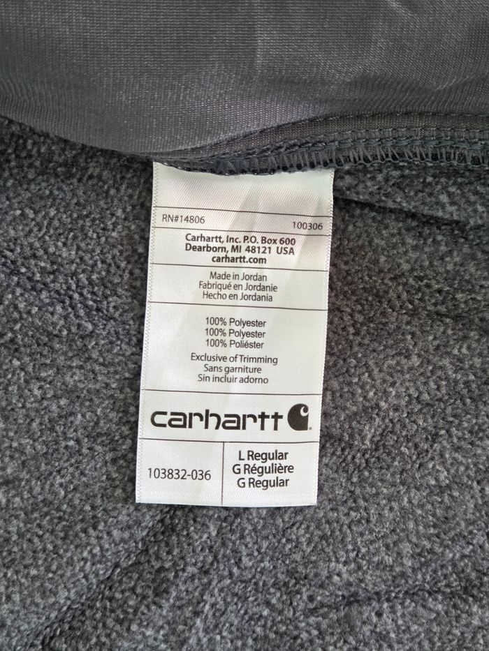 Veste zippée Carhartt vintage – solide et chaude pour la saison - photo numéro 7