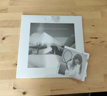 Vinyle Taylor Swift - The Tortured Poets Department avec photo signée