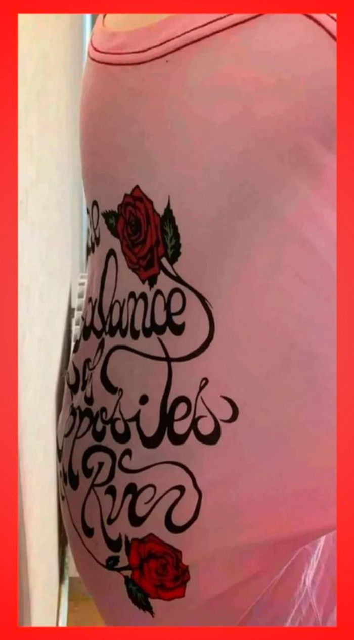 Petits prix :) T-shirt rose - photo numéro 3