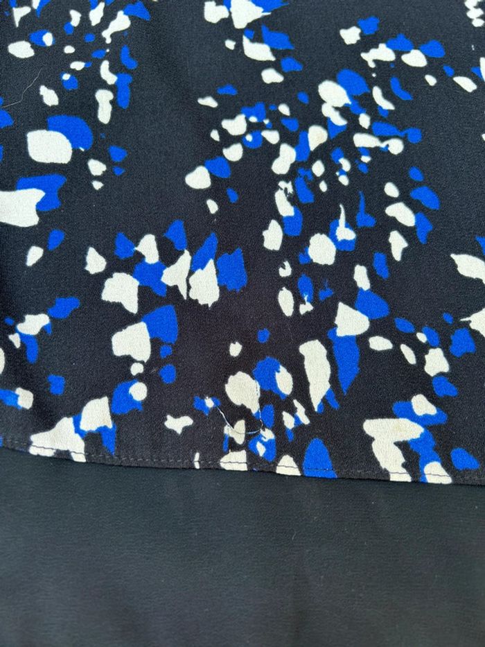 Débardeur haut sans manche noir et bleu - tex taille 44 - photo numéro 9