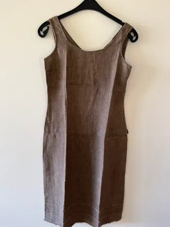 Très belle robe en lin \\ taille 40 // signé nature