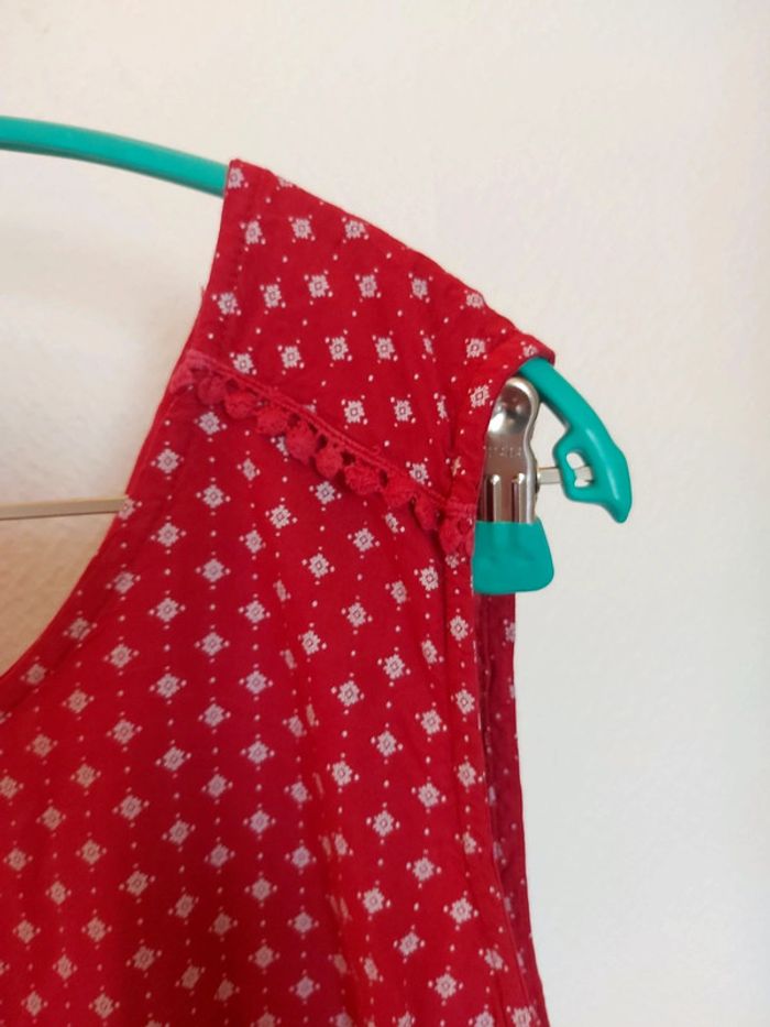 Combishort couleur cerise taille 46 en viscose - photo numéro 2