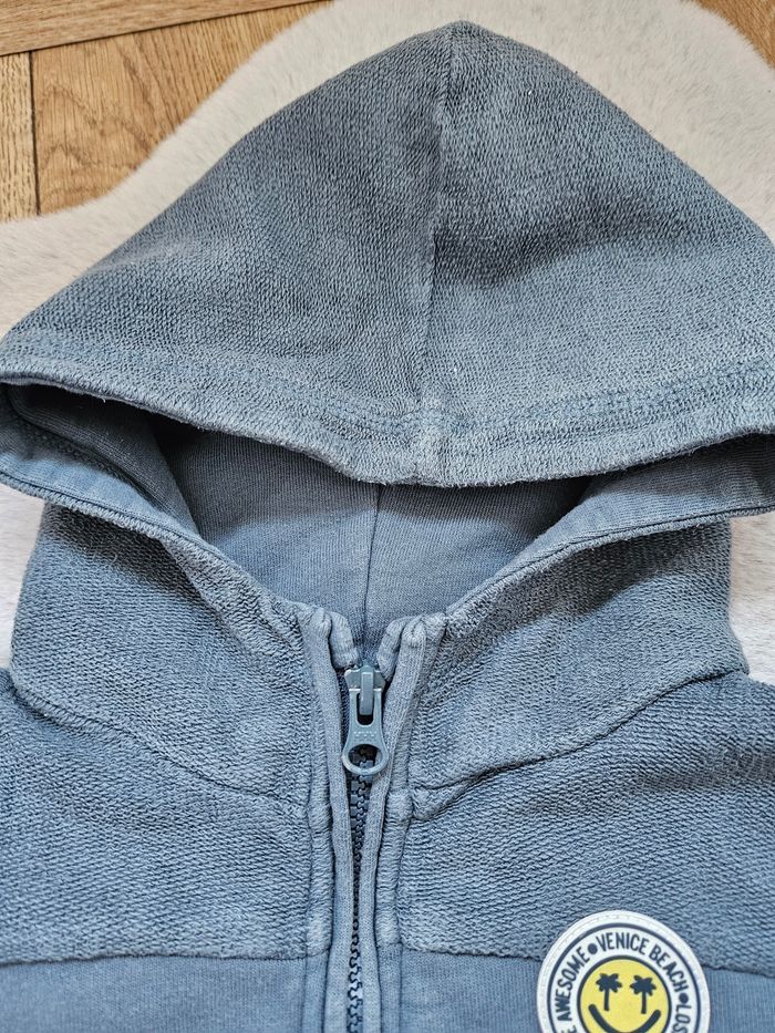 Sweat zippé à capuche bleu Tape à l'oeil 5 ans - photo numéro 6