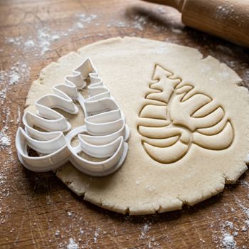 Emporte-pièce Feuille de Monstera Tropicale Découpoir Biscuit Pâte à Sucre